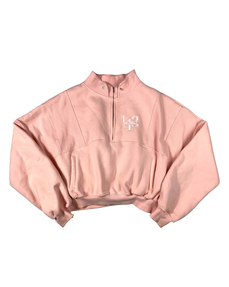 Pink Quarter Zip