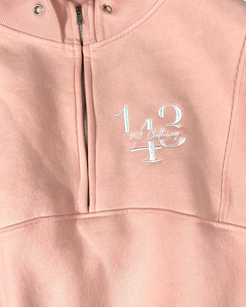 Pink Quarter Zip