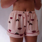 Christmas Ribbon Sleep Shorts
