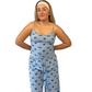 143 Clothing Blueberry Pajama Bundle singlet and shortie set